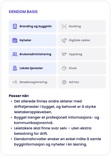 EIENDOM BASIS