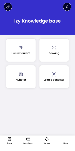 Izy App - Startside - Eiendom CoreBasis