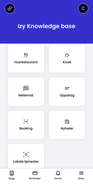 Izy App - Startside - Eiendom Pro