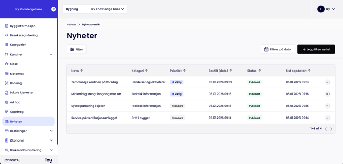 Nyheter - Izy Portal
