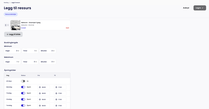 Izy Portal - Booking - Ny Ressurs